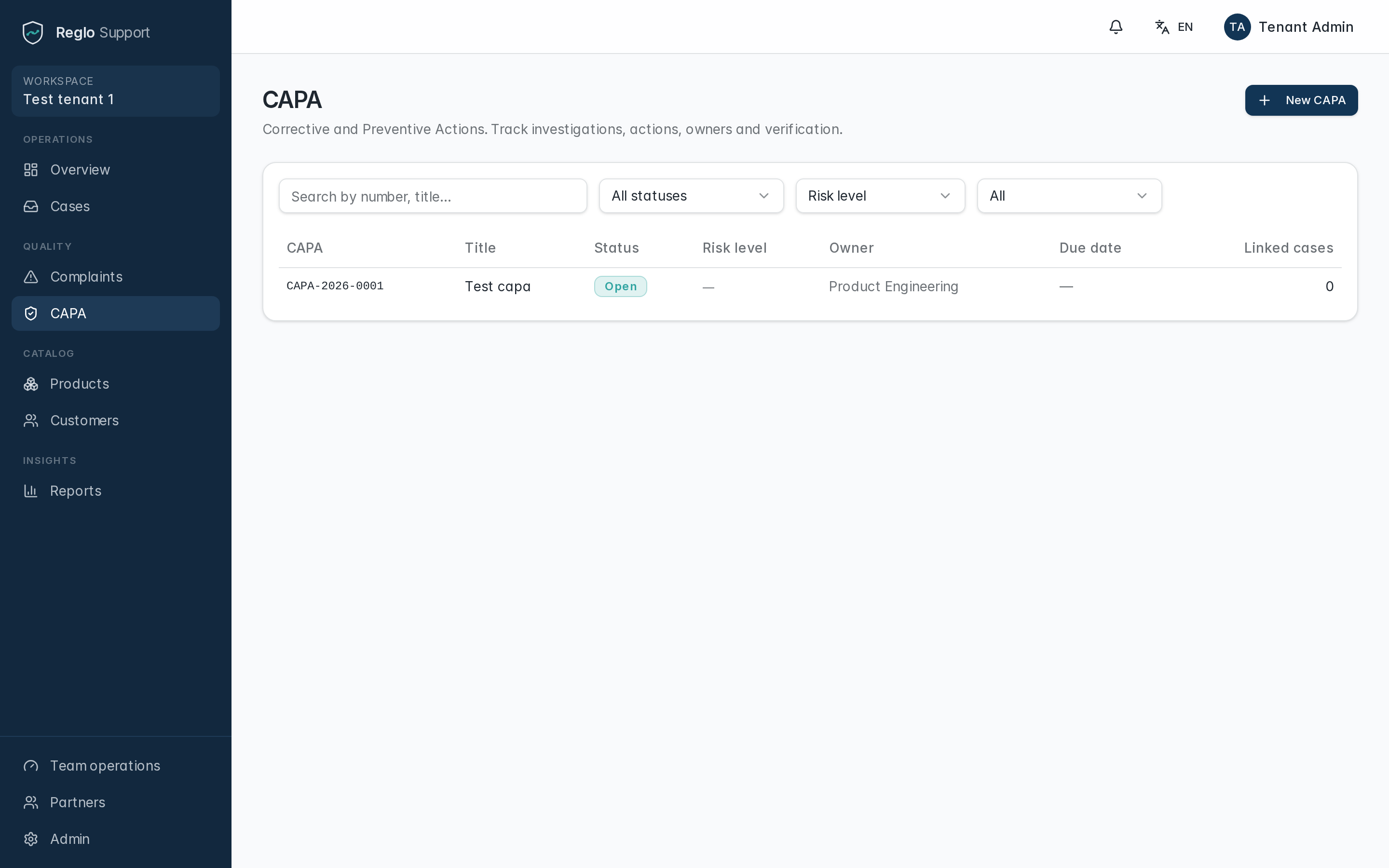Escalate to QA, Engineering or CAPA